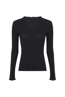 Hoss Intropia T-Shirts-Nidia. Top com detalhe de ondas Cinzento