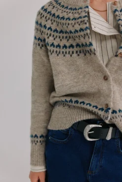 Hoss Intropia Camisolas-Nilda. Casaco de malha Granada