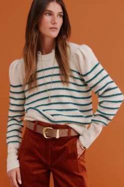 Hoss Intropia Camisolas-Ninnette. Camisola riscas white