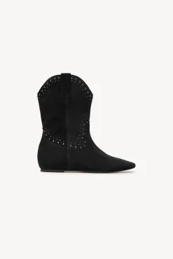 Hoss Intropia Botas|Botins-Noemi. Botins de croute com salto anabela interno Preto