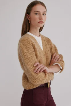 Hoss Intropia Camisolas-Nérida. Casaco de malha Beige