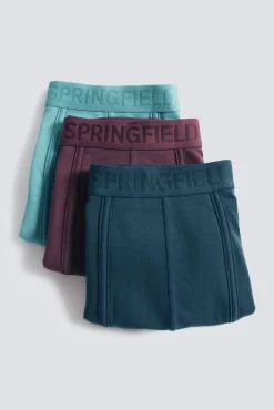 Springfield Roupa Interior-Pack 3 boxers verde