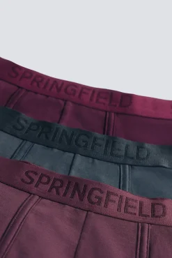 Springfield Roupa Interior-Pack 3 boxers estampado