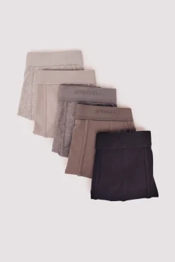 Springfield Roupa Interior-Pack 5 boxers preto