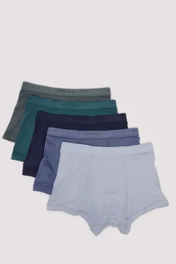 Springfield Roupa Interior-Pack 5 boxers azul
