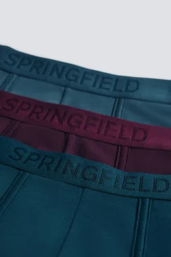 Springfield Roupa Interior-Pack 3 boxers azul