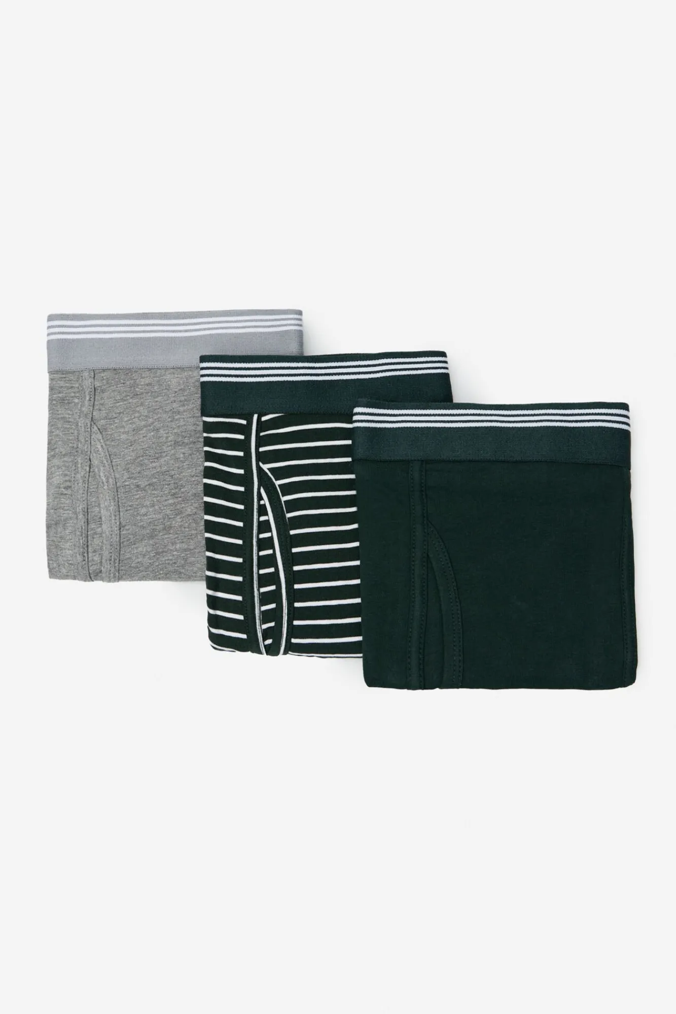 Cortefiel Roupa Interior-Pack 3 boxers malha Verde