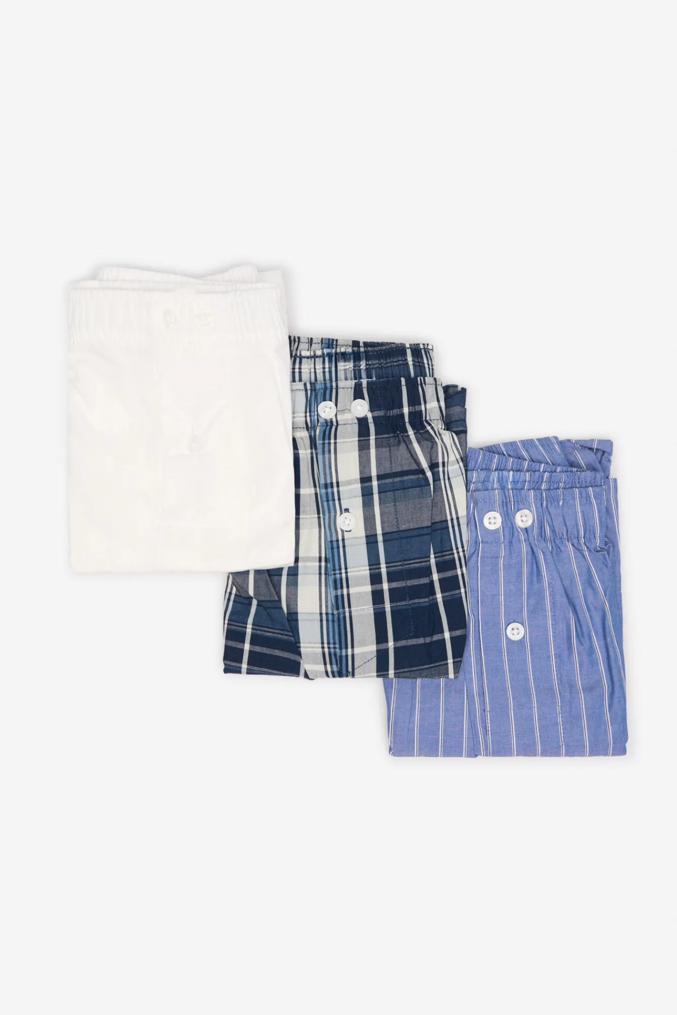 Cortefiel Roupa Interior-Pack 3 boxers tecido Azul