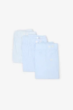 Cortefiel Roupa Interior-Pack 3 boxers tecido Azul
