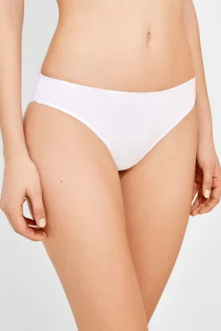 Women'secret Roupa Interior-Pack 6 cuecas clássicas microfibra branco