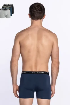 Punto Blanco Roupa Interior-Pack de 3 boxers de algodão estampado