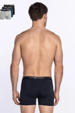 Punto Blanco Roupa Interior-Pack de 3 boxers de algodão estampado