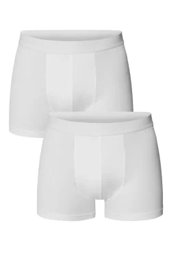 Bread & Boxers Roupa Interior-Pack de 2 boxers modais elásticos ecológicos s branco