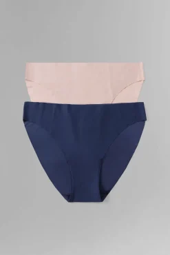 Dash and Stars Roupa Interior-Pack de 2 cuecas clássica cortadas a laser azul