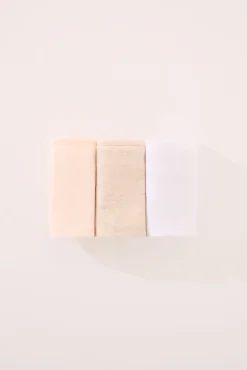 Women'secret Roupa Interior-Pack de 3 cuecas culotte de algodão orgânico branco