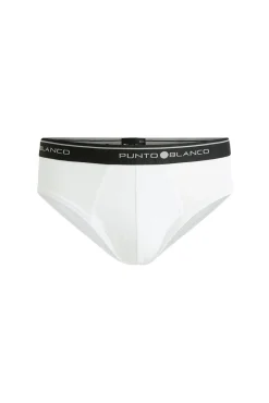 Punto Blanco Roupa Interior-Pack de 3 cuecas de algodão branco