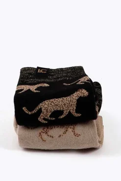 Lola Casademunt Meias-Pack meias Castanho