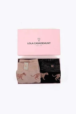 Lola Casademunt Meias-Pack meias Castanho