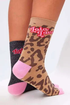 Lola Casademunt Meias-Pack meias Castanho