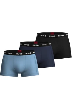 HUGO Roupa Interior-Pack três boxers Preto