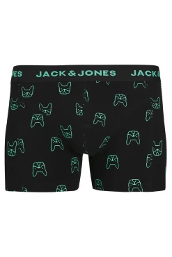 Jack & Jones Roupa Interior-Pacote 3 Boxer azul
