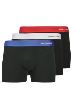 Jack & Jones Roupa Interior-Pacote 3 Boxer preto