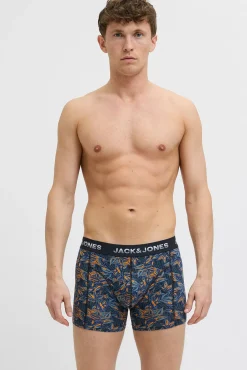 Jack & Jones Roupa Interior-Pacote 5 Boxer azul