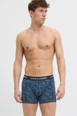 Jack & Jones Roupa Interior-Pacote 5 Boxer azul