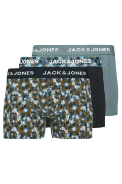 Jack & Jones Roupa Interior-Pacote com 3 boxer azul