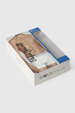 Pepe Jeans Roupa Interior-Pacote com 3 boxer com cós e logo azul