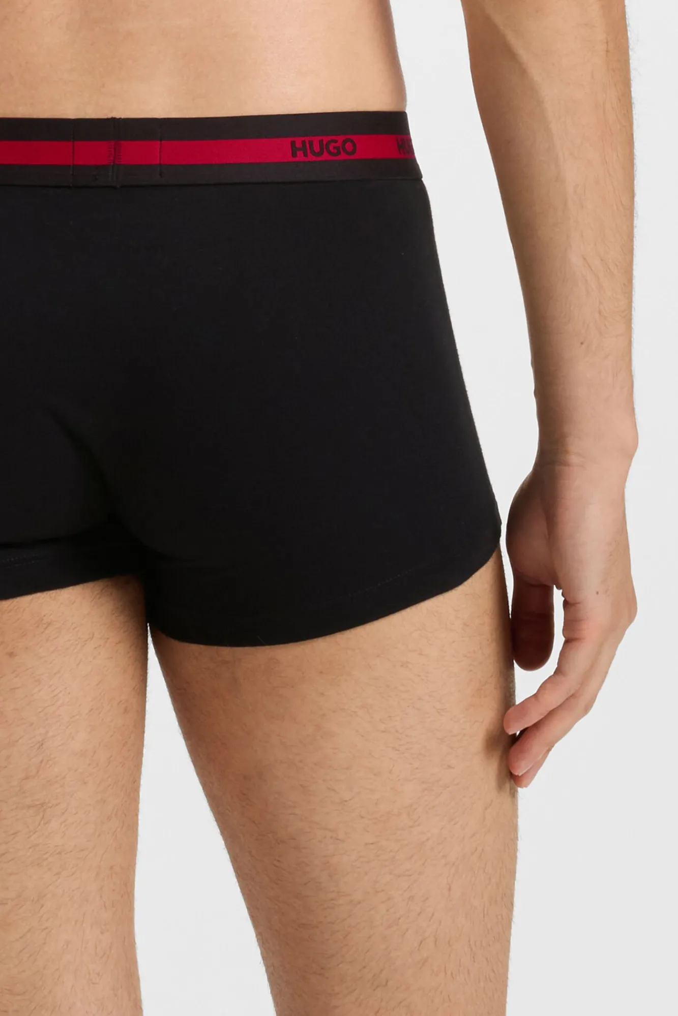HUGO Roupa Interior-Pacote com 3 boxers Preto