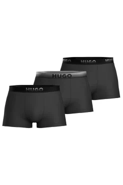 HUGO Roupa Interior-Pacote com 3 boxers Preto