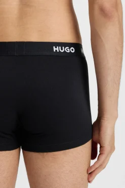 HUGO Roupa Interior-Pacote com 3 boxers Preto