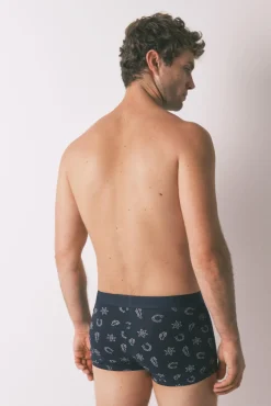 Women'secret Roupa Interior-Pacote com 2 boxers azuis country azul