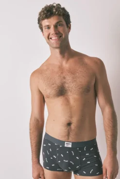 Women'secret Roupa Interior-Pacote com 2 boxers cinza do Batman cinzento