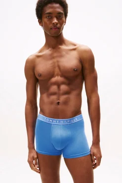 Tommy Jeans Roupa Interior-Pacote com 3 Boxers de Algodão estampado