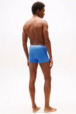 Tommy Jeans Roupa Interior-Pacote com 3 Boxers de Algodão estampado