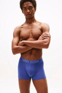 Tommy Jeans Roupa Interior-Pacote com 3 Boxers de Algodão estampado