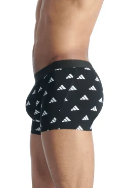 Adidas Roupa Interior|Desporto-Pacote com 3 boxers de algodão Active Flex azul