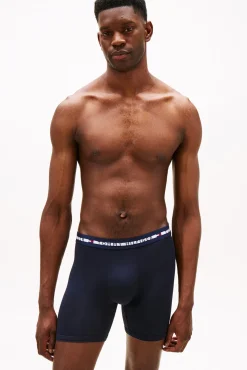 Tommy Jeans Roupa Interior-Pacote com 3 Boxers de Algodão preto