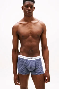 Tommy Jeans Roupa Interior-Pacote com 3 Boxers de Algodão estampado