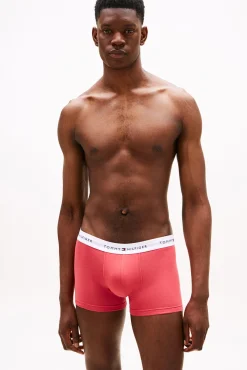 Tommy Jeans Roupa Interior-Pacote com 3 Boxers de Algodão estampado