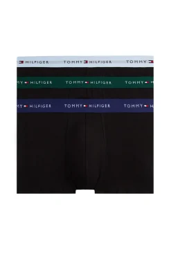 Tommy Jeans Roupa Interior-Pacote com 3 Boxers de Algodão preto