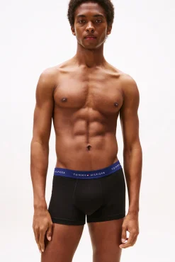 Tommy Jeans Roupa Interior-Pacote com 3 Boxers de Algodão preto