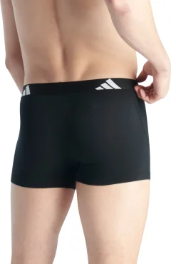 Adidas Roupa Interior|Desporto-Pacote com 3 boxers de algodão Active Flex preto