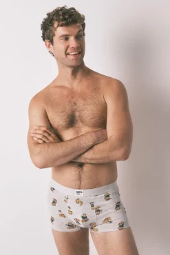 Women'secret Roupa Interior-Pacote com 2 boxers de cuecas Garfield bege