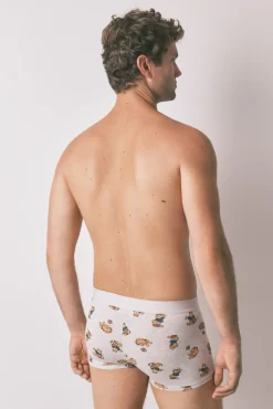 Women'secret Roupa Interior-Pacote com 2 boxers de cuecas Garfield bege