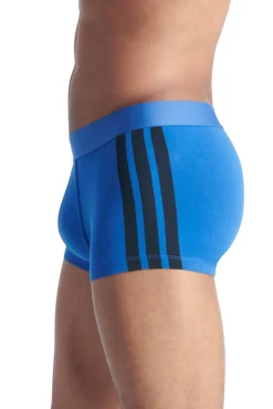Adidas Roupa Interior-Pacote com 2 boxers elásticos Active Flex Cotton 3 Stripes azul