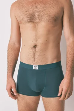 Women'secret Roupa Interior-Pacote com 2 boxers s lisos verde