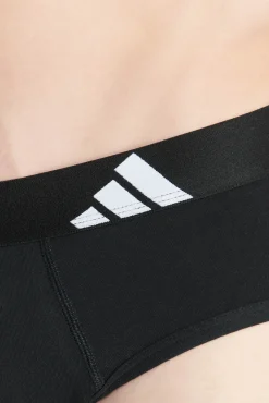 Adidas Roupa Interior-Pacote com 3 cuecas Active Flex de algodão preto